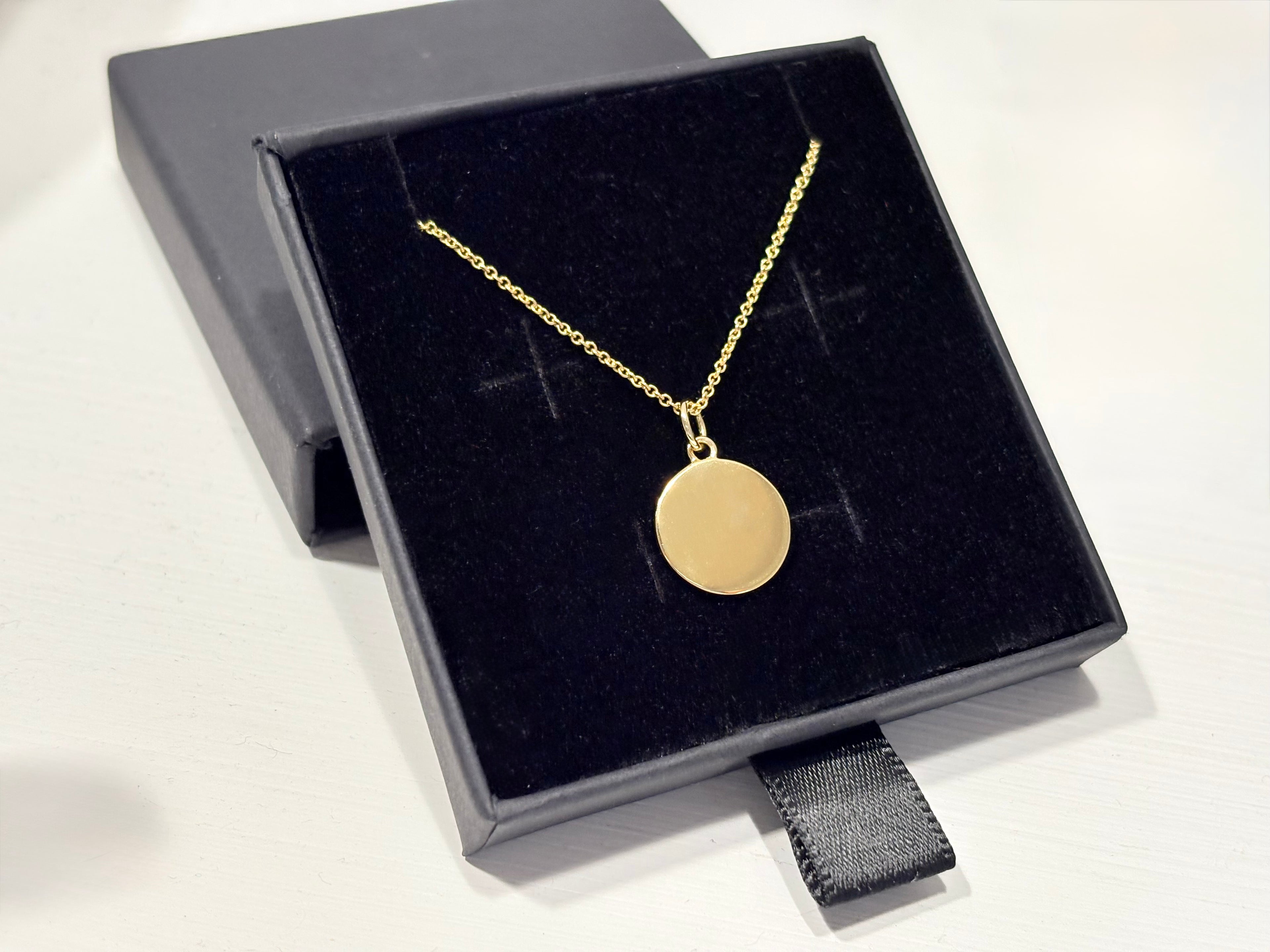 Coin Anhänger - 925 Sterling Silber Vergoldet