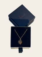 Coin Anhänger - 925 Sterling Silber Vergoldet