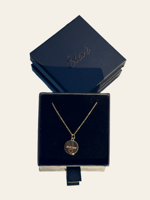 Coin Anhänger - 925 Sterling Silber Vergoldet