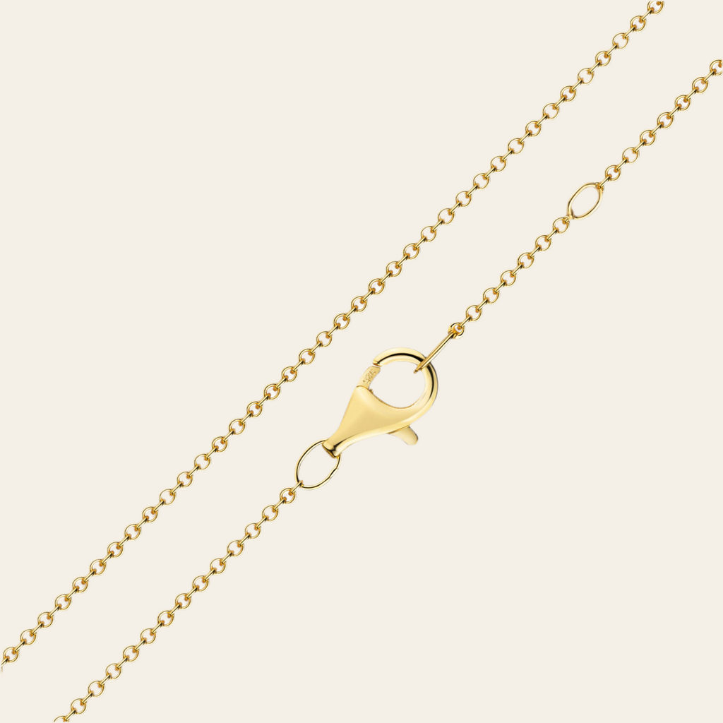 925 Sterling Silver Chain gold plated – customizable