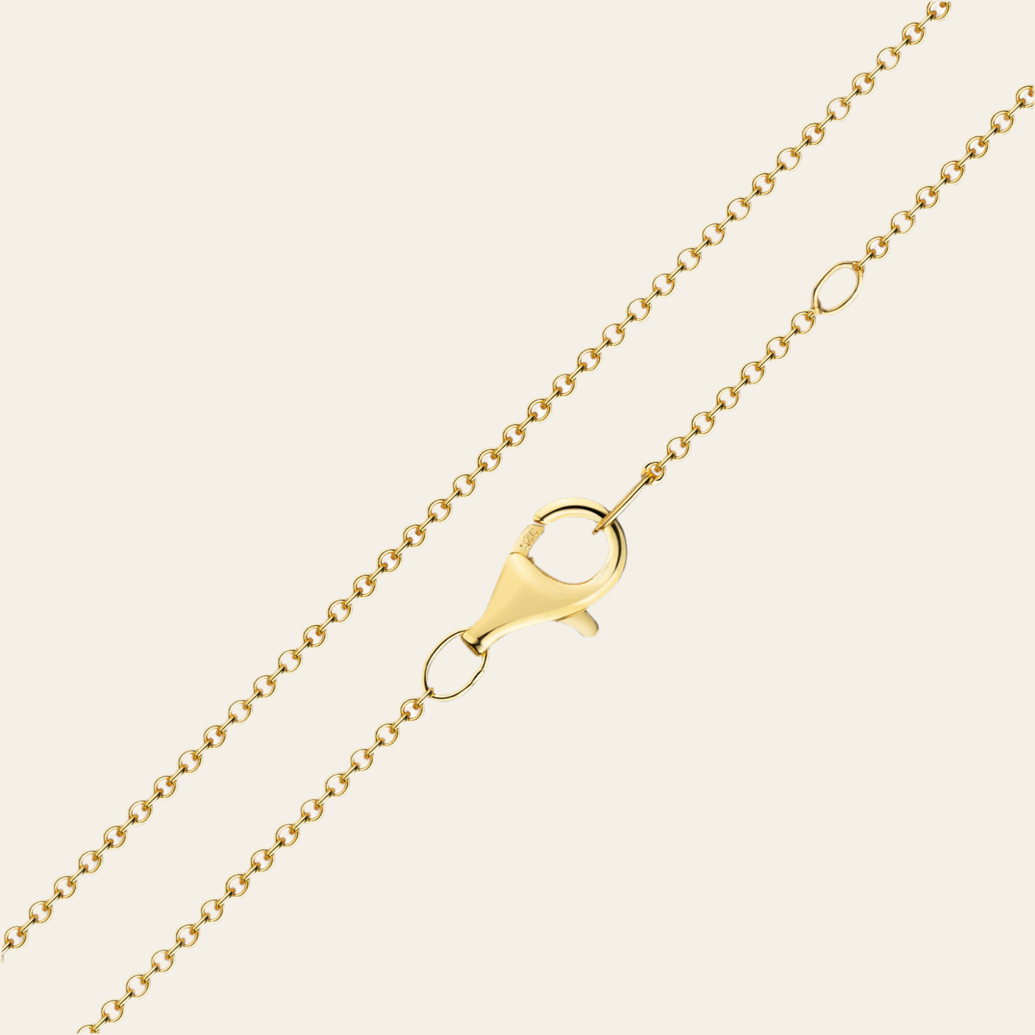 925 Sterling Silver Chain gold plated – customizable