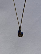 Herz Anhänger - 925 Sterling Silber vergoldet