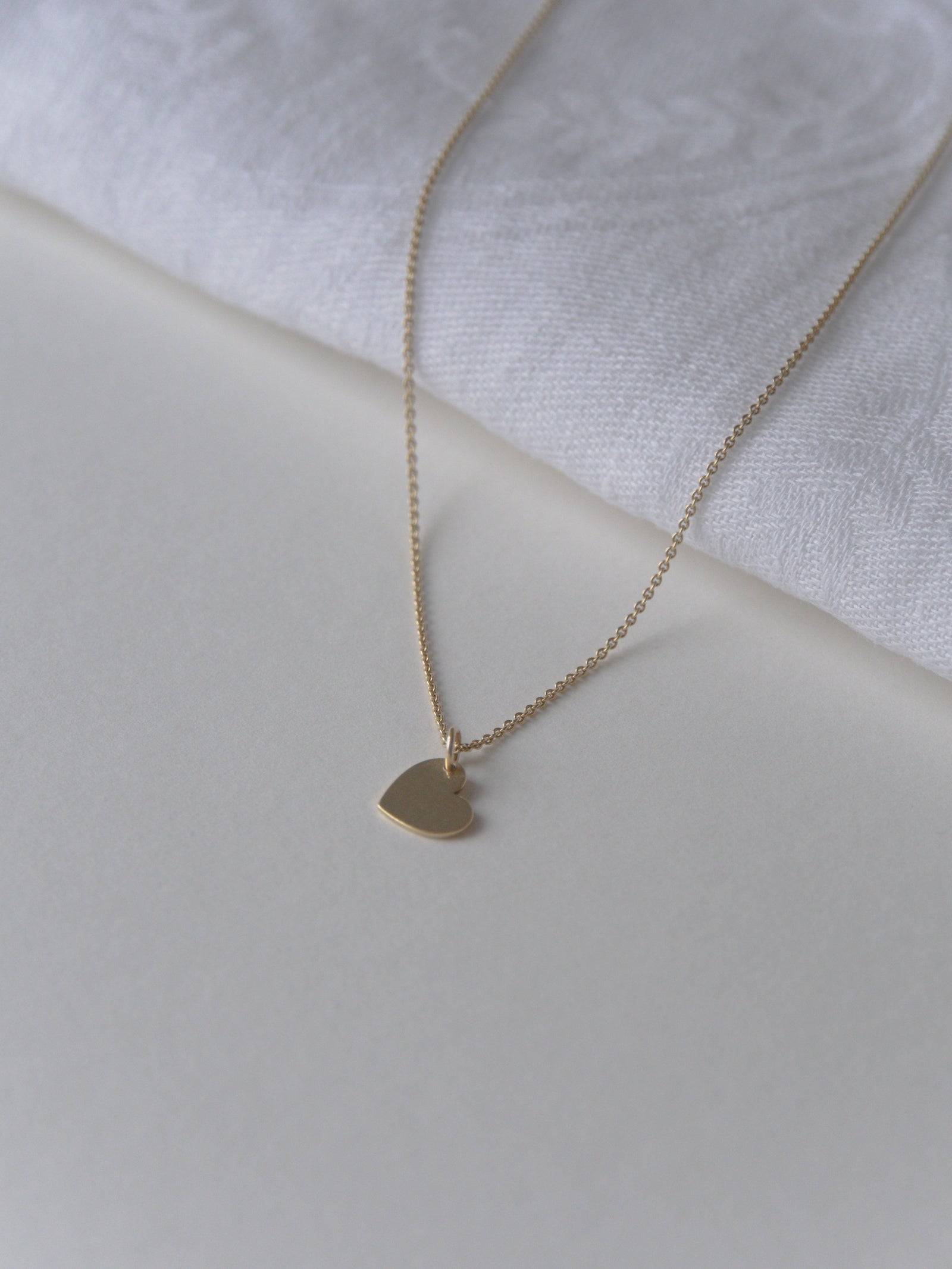 Herz Kette - Gold (925 Sterling, vergoldet)