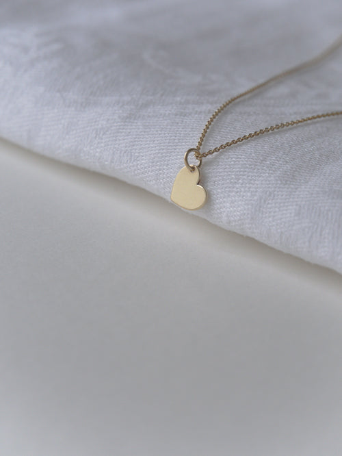 Herz Kette - Gold (925 Sterling, vergoldet)