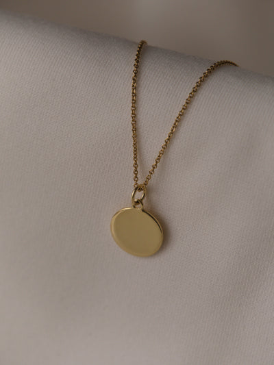 Coin Kette - Gold (925 Sterling,vergoldet)