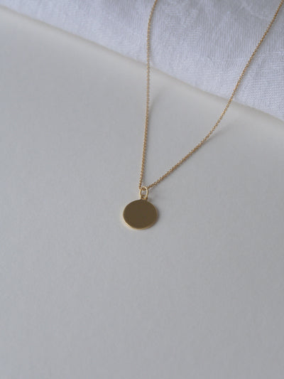 Coin Kette - Gold (925 Sterling,vergoldet)